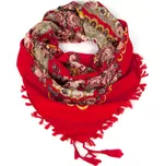 ArtOfPolo Lidová Folk šála 100cm Červená
