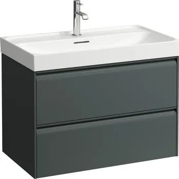 Koupelnový nábytek Meda - skříňka 78x45 pod umyvadlo H810117, 2 zásuvky, šedá traffic H4216120112661