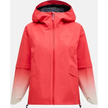 Dámská větrovka BUNDA PEAK PERFORMANCE W TRAILBLAZER SHELL JACKEBRILLIANT RED BRILLIANT RED/BLACK/