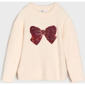Dívčí svetr Sinsay - Svetr - krémová - WK179-01X - WK179-01X-110
