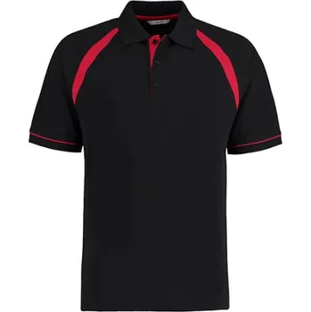 Kustom Kit Pánské polo triko KK615 Black-Black XXL