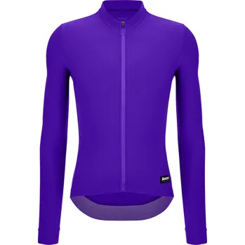 cyklistický dres Dres s dlouhým rukávem SANTINI RTR Violet XL