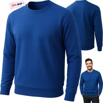 Pánská mikina Mikina PRACOVNÍ Dresová TEPLÁ BOZP Ochranná Modrá UNIVERZÁLNÍ ZIMNÍ Pánská