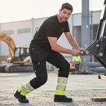 Portwest Kalhoty DX4 EVENES HOLSTER HI-VIS pas VELIKOST 34 (velikost 50) černá/žlutá