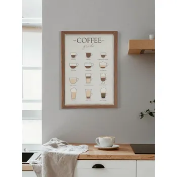 Plakát Sinsay - Plakát v rámu - hnědá - 436DF-88X - 436DF-88X-ONE