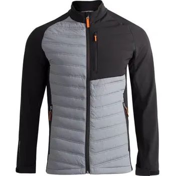 Pánská větrovka Outhorn Pánská hybridní bunda HOL19-KUM602 middle grey melange XL