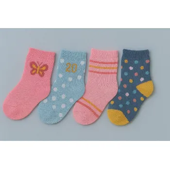 Dětské ponožky set 4 kusy - 17-23 Velikost: 17-23