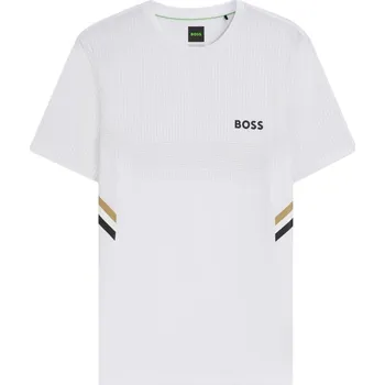 Pánské tričko Pánské tričko BOSS Tech TOC - white Bílý (M)