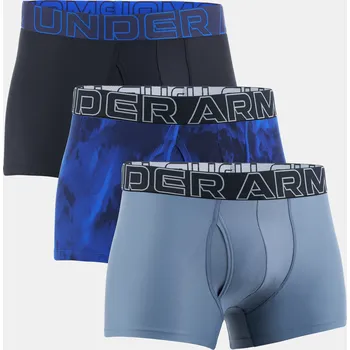 Pánské spodní prádlo Under Armour Perf Tech Nov 3In - 3Pk Man Blue XL pánské boxerky
