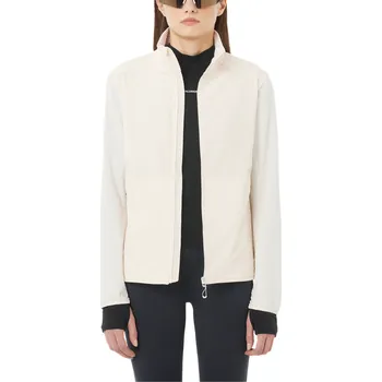 Dámská mikina Salomon Essential Lightwarm Hybrid W LC2647400 - whisper white XS