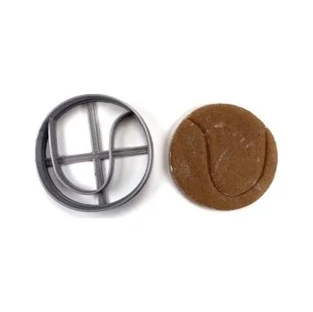 Tenisový míček 2 vykrajovátko/formička