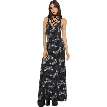 Dámské šaty šaty dámské KILLSTAR x ALCHEMY - Spidrasica's Web - Black - KSRA013371 - 3XL