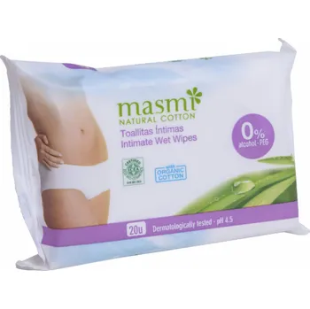 Intimní hygienický prostředek Masmi Vlhčené ubrousky pro intimní hygienu 20 ks