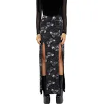 sukně dámská KILLSTAR x ALCHEMY - Spidrasica's Web - Black - 4XL