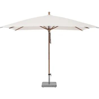 Slunečník Dřevěný slunečník GLATZ Piazzino 300 x 300 cm