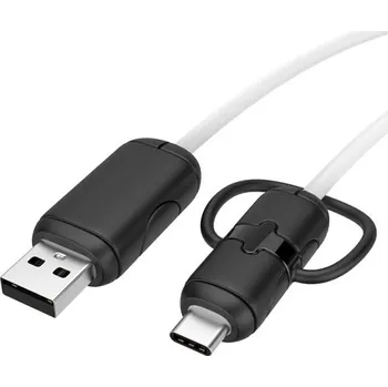 kabelová chránička Silikonová ochrana konektoru proti lámání Ochranný návlek na kabel Typ USB-A na USB-C Prodloužení životnosti konektoru černá