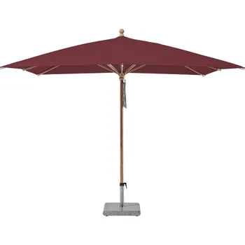 Slunečník Dřevěný slunečník GLATZ Piazzino 300 x 300 cm