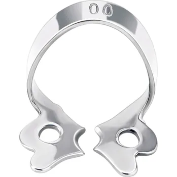 Zubní nit Azdent zubní svorka na kofferdam 00 z nerezové oceli endodontické a restaurativní stomatologické bariérové svorky ortodontické laboratorní nástroje