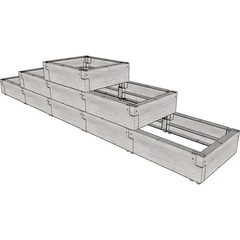 Vyvýšený záhon Vyvýšený záhon JUWEL TIMBER ERGOLINE StepOne (20479) LG3130