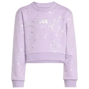 Dámské legíny adidas Souprava mikina a legíny Little Girls Everyday Glam JW2421 Fialová Regular Fit 4_5Y