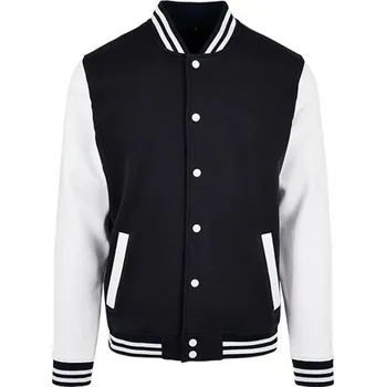 Pánská mikina Build Your Brand Pánská mikina BB004 Black-White M