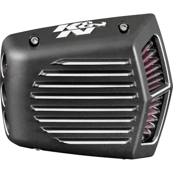Autodíl K&N Street Metal sportovní kit sání pro HARLEY DAVIDSON FLTR Road Glide 96 CI 2008-2011 lakovaný vrchlík, výška: 83 mm