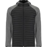 Roly Minsk Pánská softshellová bunda CQ1120 Black 02-Black Melange 243 XXL