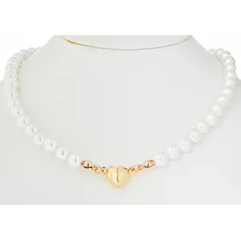 Hodinky 3Pagen Náhrdelník Perly z mušlí bílá 000