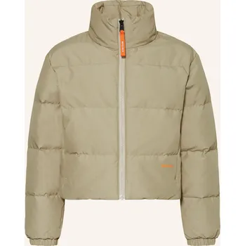 Dámský blejzr Woolrich Dívčí Péřová Bunda Ramar, světle hnědá, 152