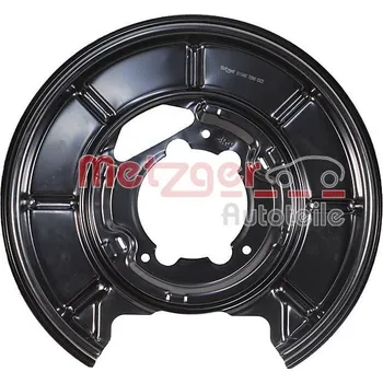 Brzdový systém Ochranný plech proti rozstřikování, brzdový kotouč METZGER 6115497