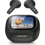 Překladač a TWS sluchátka 2v1 Aligator Pods Translate, černá