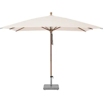 Slunečník Dřevěný slunečník GLATZ Piazzino 300 x 300 cm