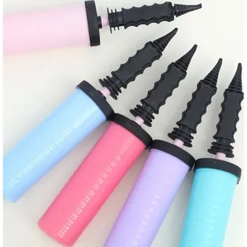 Karnevalový doplněk Ruční pumpa na nafukování balónků 41x4,5 cm s teleskopickou tryskou pro svatby oslavy narozeniny a dekorace