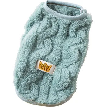 Podzimní zimní svetr pro kočku velikost 2,5–3,5 kg M Teplý svetr z měkkého vlákna Hřejivé oblečení na zimu Výběr z barev zelená