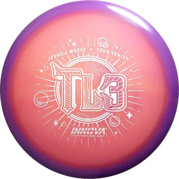 Disc golf Innova Jessica Weese 2025 Proto Glow Halo Champion TL3 174g Růžová/Fialová