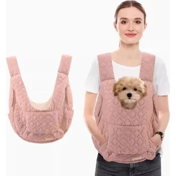 přepravka pro zvíře Barevný voděodolný přenosný vak pro kočky a psy 45 x 45 x 17 cm Pohodlný prodyšný vak pro mazlíčky do 4 kg růžová