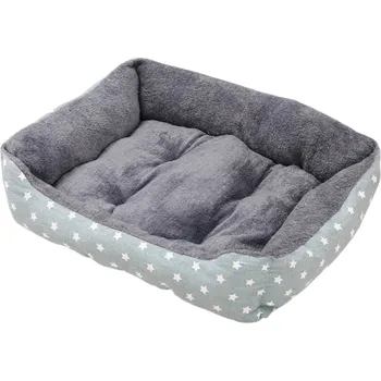 Pelíšek pro psa Pelíšek pro psy a kočky 50x40 cm Měkký teplý pelech z bavlny a PP materiálu Prodyšná pohovka s vyvýšeným okrajem pro domácí mazlíčky