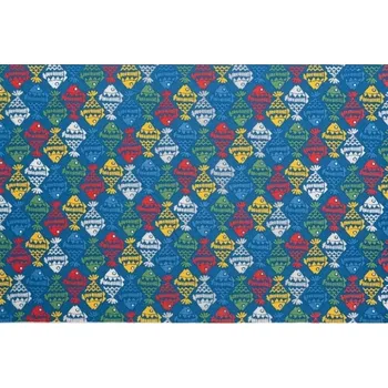 Výtvarná sada Keramický přenosový papír pod glazurou 53x37 cm s barevným rybím vzorem vysokoteplotní tradiční papír pro dekoraci keramiky a porcelánu