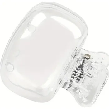 Náhradní hlavice k elektrickému kartáčku Průhledný barevný ochranný kryt na hlavici zubního kartáčku cestovní voděodolný s klipem pro hygienické uložení průhledná