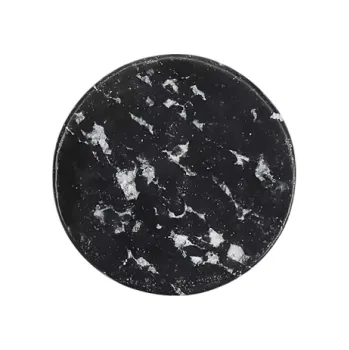 Lepicí paleta na řasy 2,5 cm Růžovo-zelený nefritový kámen Malý držák pro lepidlo Opakovaně použitelná podložka pro aplikaci umělých řas černá