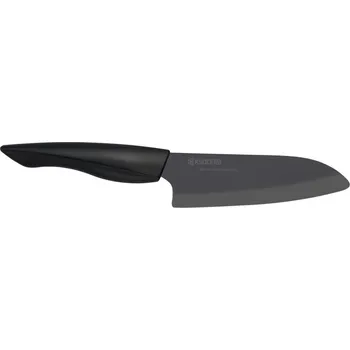 Kuchyňský nůž Kyocera nůž Santoku ZK-140 BK-BK 14cm Nůž, keramický, Santoku, černá čepel, 14cm, černá rukojeť, řada Shin, černý ZK-140 BK-BK