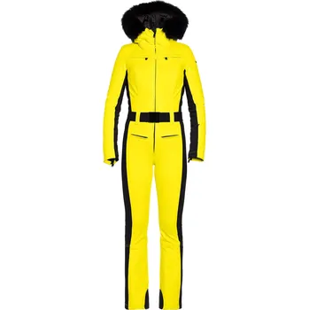 Dívčí oblečení Dámská lyžařská kombinéza Goldbergh Parry Faux Fur Limone