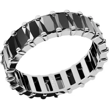 Prsten Furiosa Prsten s černými kubickými zirkony Crush Noir SR-CRUSHNOIR-S 51 mm + 2 měsíce na vrácení zboží