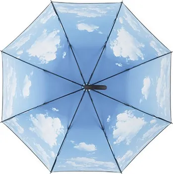 Deštník Fare Automatický holový deštník FA1193 Black-Clouds 105 cm