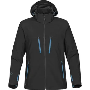 Pánská softshellová bunda Stormtech Patrol Pánská softshellová bunda XB-3 Black-Electric Blue 3XL