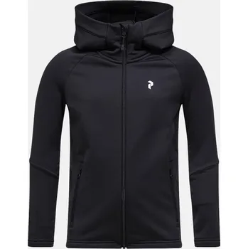 Dívčí mikina MIKINA PEAK PERFORMANCE JR RIDER ESSENTIALS ZIP HUE SHADOW BLACK