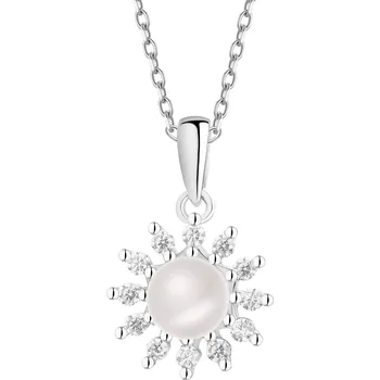 Náramek Stříbrný náramek se zirkony - srdce - AP537-5006