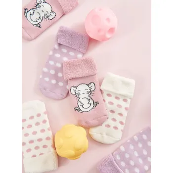 Sinsay - Sada 3&nbsp;párů ponožek pro miminko - vícebarevná - 745AN-MLC - 745AN-MLC-R18-2