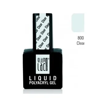 Umělé nehty GlamLac Liquid Polyacryl Gel Clear 15 ml 15ml: 15ml - kelímek