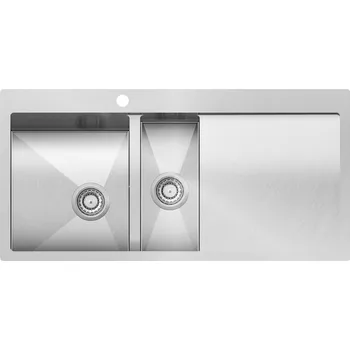 Nerezový dřez Nerezový dřez Helika LUNA LUN151M-L nerez kartáčovaný